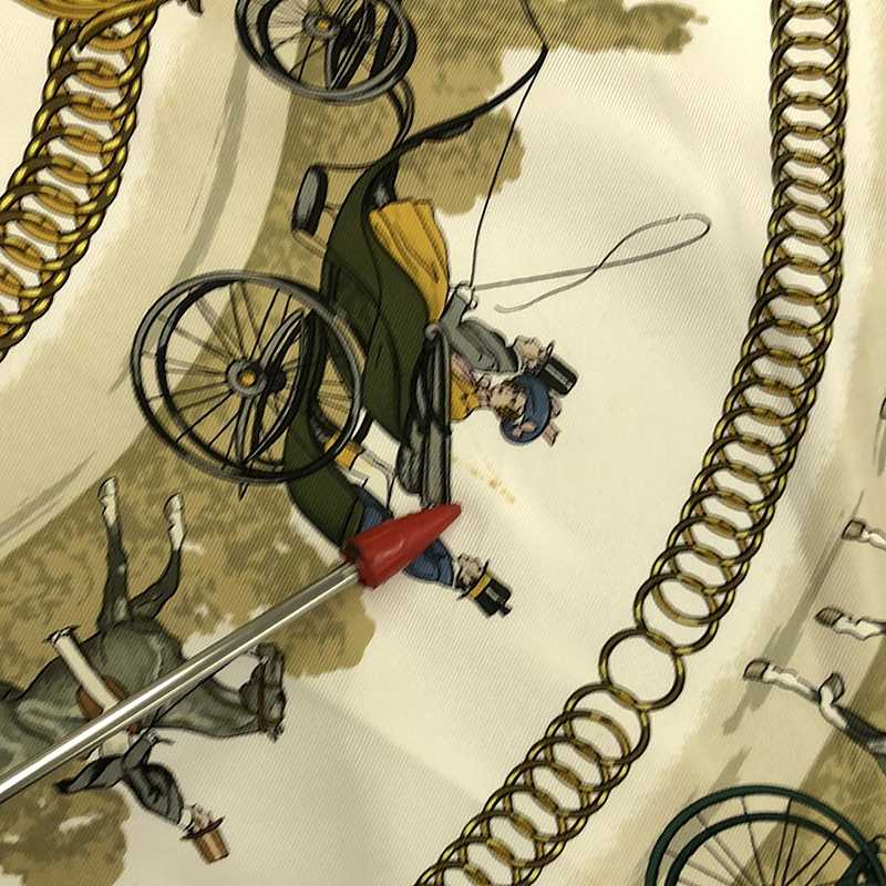 HERMES / エルメス La Promenade de Longchamps ロンシャンへの散歩 カレ90 スカーフ