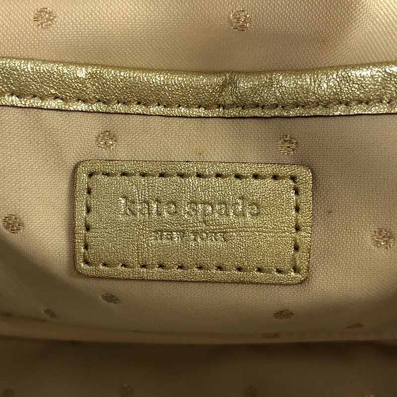 KATE SPADE / ケイトスペード フラワーパンチング チェーンショルダーバッグ