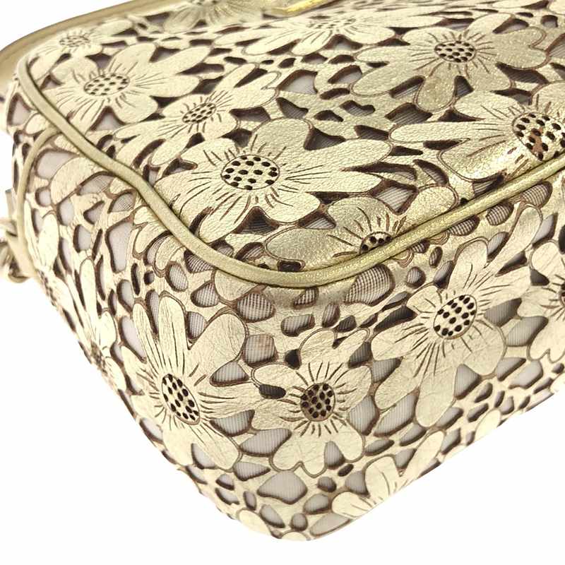 KATE SPADE / ケイトスペード フラワーパンチング チェーンショルダーバッグ