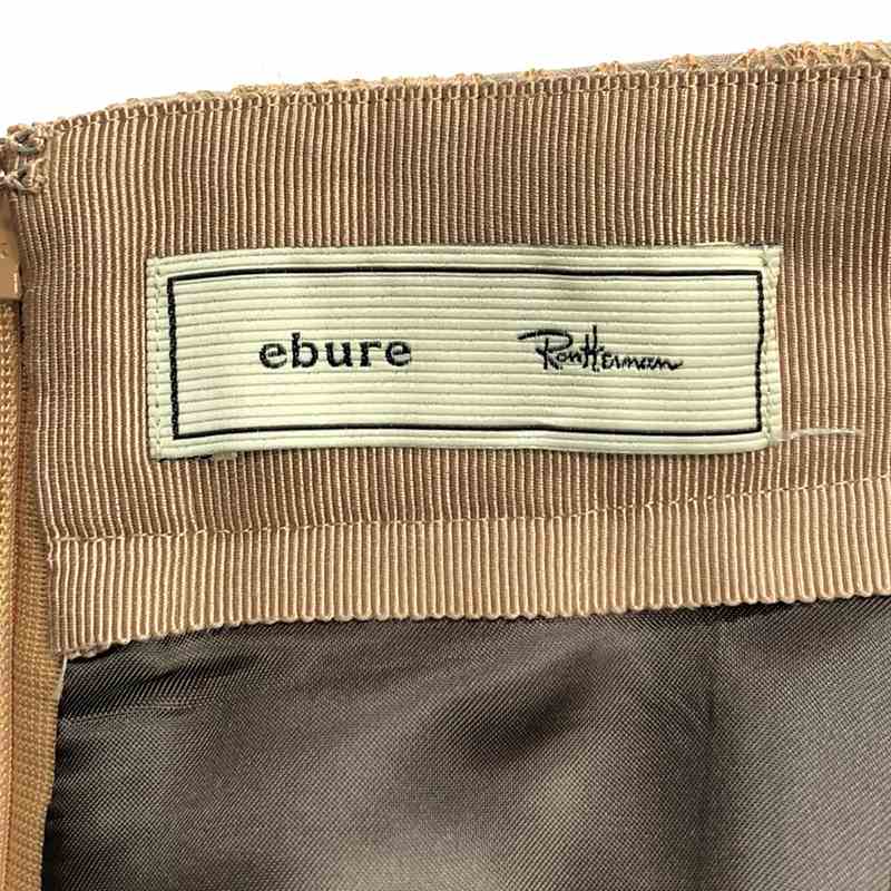 ebure / エブール × Ron Herman ロンハーマン別注 ボタニカル柄 レース タックスカート