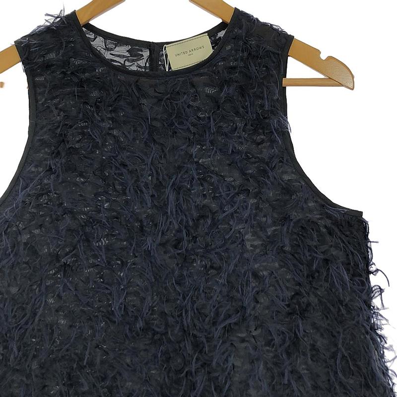 UNITED ARROWS / ユナイテッドアローズ カットジャカード チュニック ブラウス