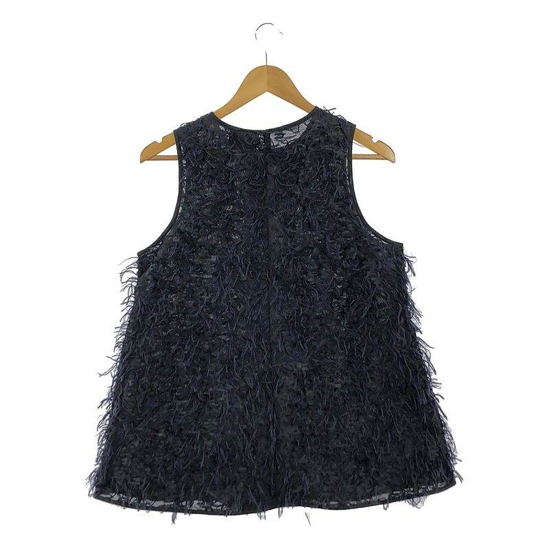 UNITED ARROWS / ユナイテッドアローズ カットジャカード チュニック ブラウス