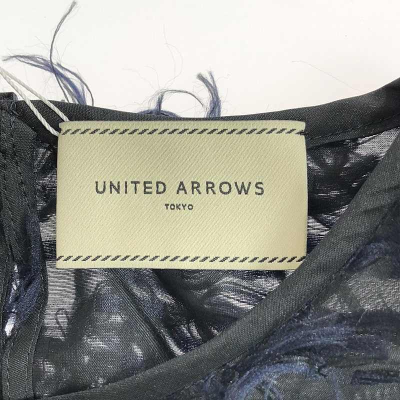 UNITED ARROWS / ユナイテッドアローズ カットジャカード チュニック ブラウス