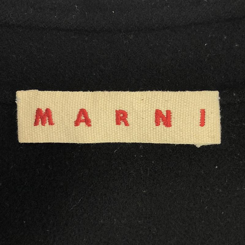 MARNI / マルニ ウール カシミヤ アンゴラ ダブルフェイス 7分袖 チェスターコート