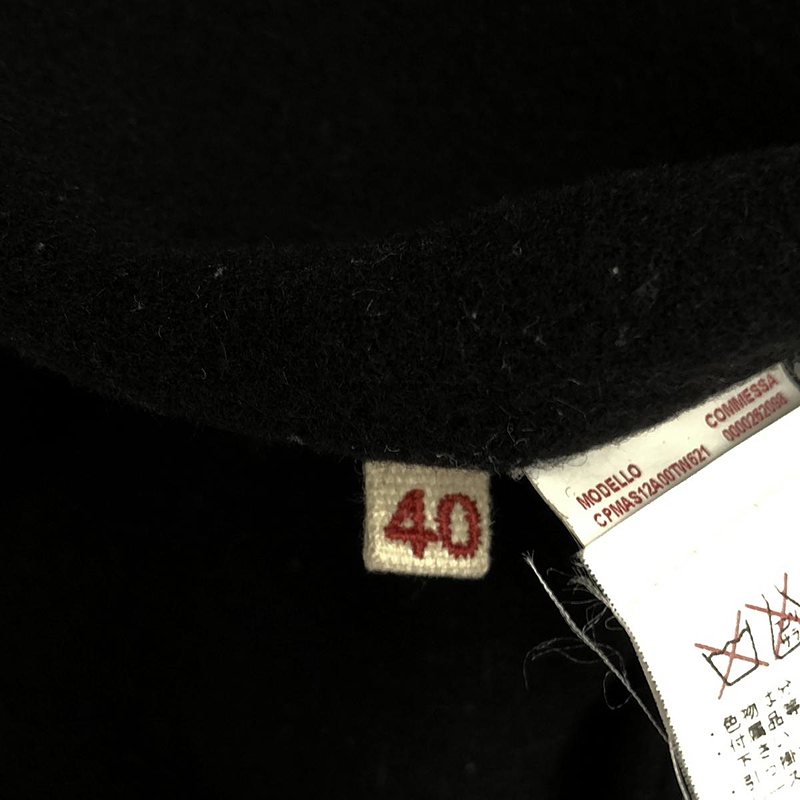 MARNI / マルニ ウール カシミヤ アンゴラ ダブルフェイス 7分袖 チェスターコート