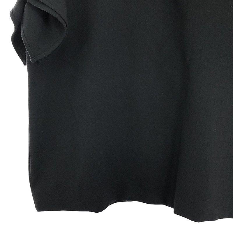 YOKO CHAN / ヨーコチャン パール装飾 ギャザースリーブ 半袖ブラウス