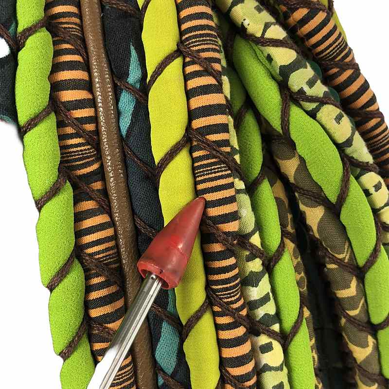 JAMIN PUECH / ジャマンピエッシュ WANDA パイピング ウッビーズ装飾 ハーフショルダーバッグ