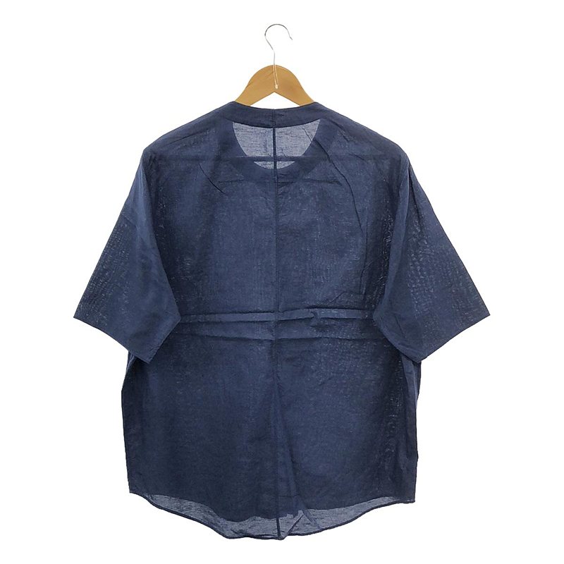 NO CONTROL AIR / ノーコントロールエア コットンリネン ラフボイル プルオーバーシャツ ユニセックス