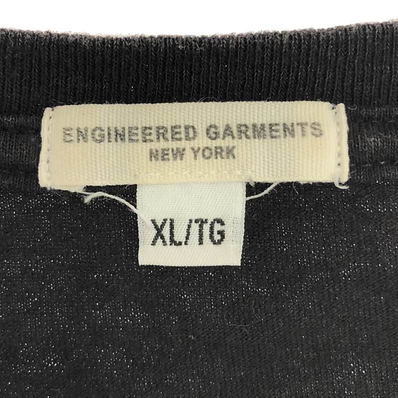 Engineered Garments / エンジニアドガーメンツ × Pilgrim ピルグリムコラボ ロゴプリント ポケットTシャツ