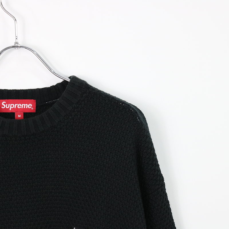 SUPREME / シュプリーム supreme textured small box sweater スモールボックスロゴセーター