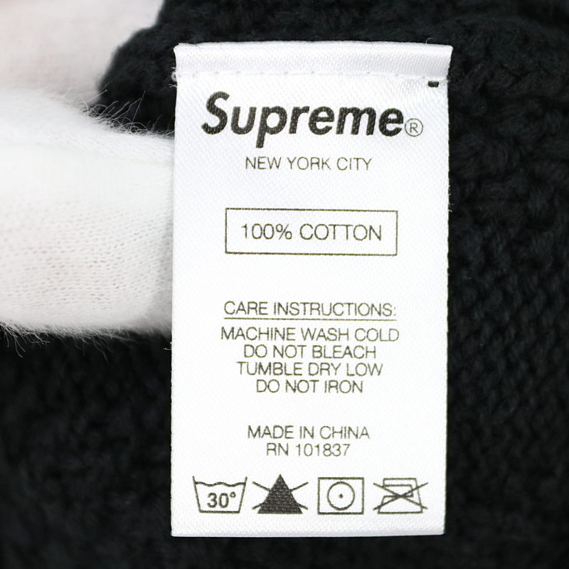 SUPREME / シュプリーム supreme textured small box sweater スモールボックスロゴセーター