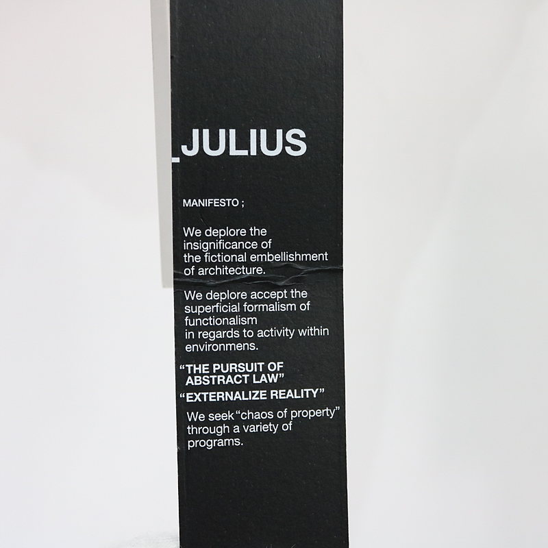 JULIUS / ユリウス シームドジャケット