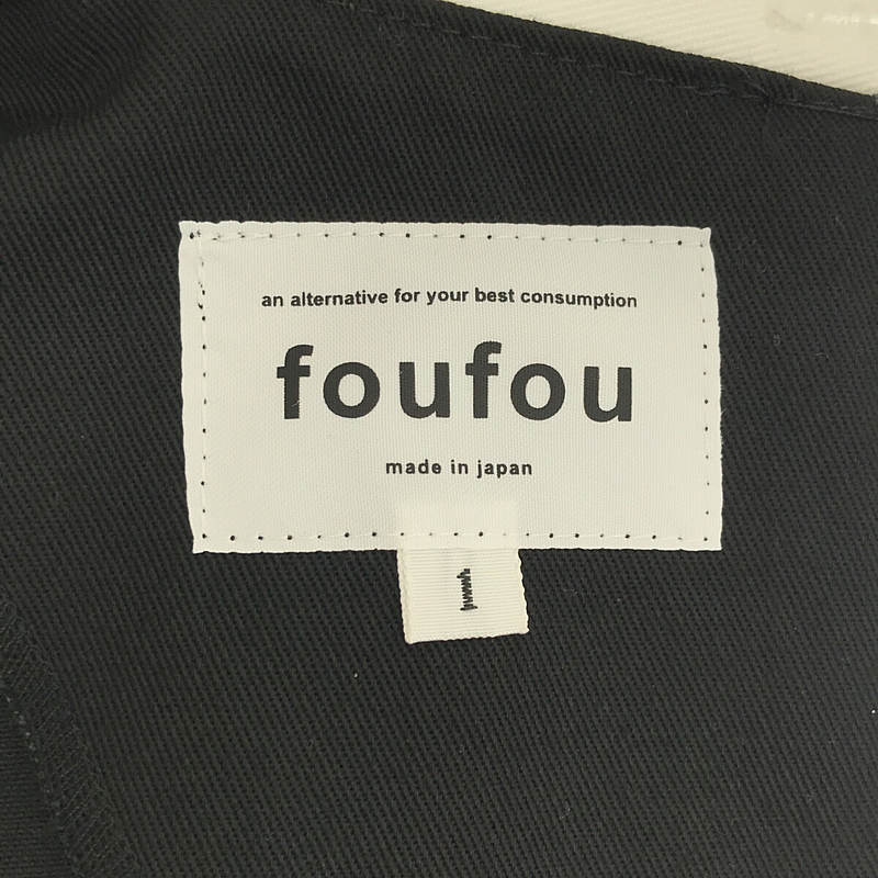 foufou / フーフー THE DRESS #35 round collar bicolor one piece ラウンドカラーバイカラーワンピース