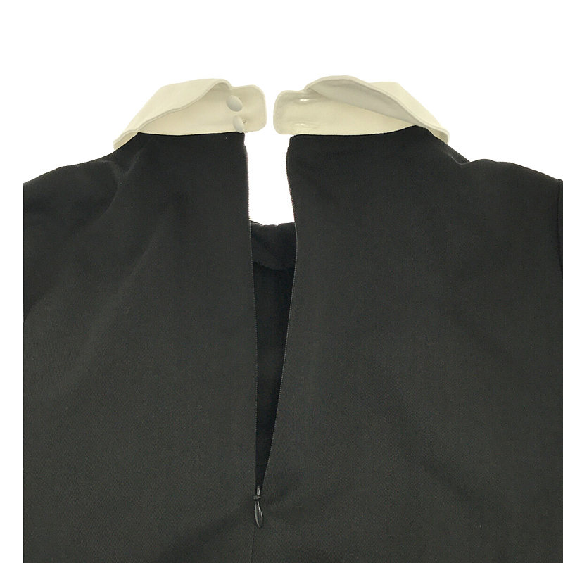 THE DRESS #35 round collar bicolor one piece ラウンドカラーバイカラーワンピースfoufou / フーフー
