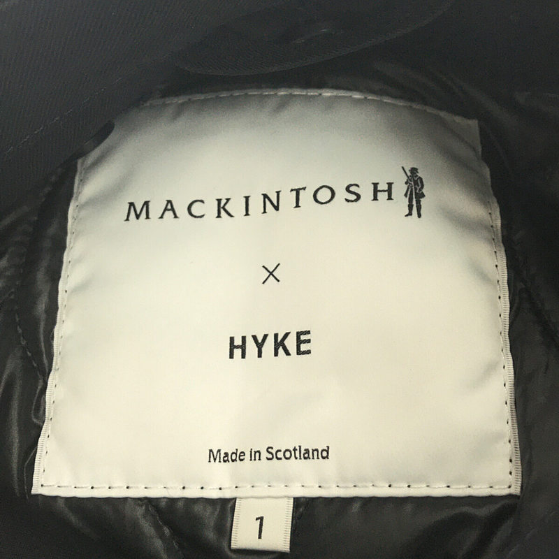 HYKE / ハイク × MACKINTOSH / マッキントッシュ / キルティングライナー ゴム引きコート