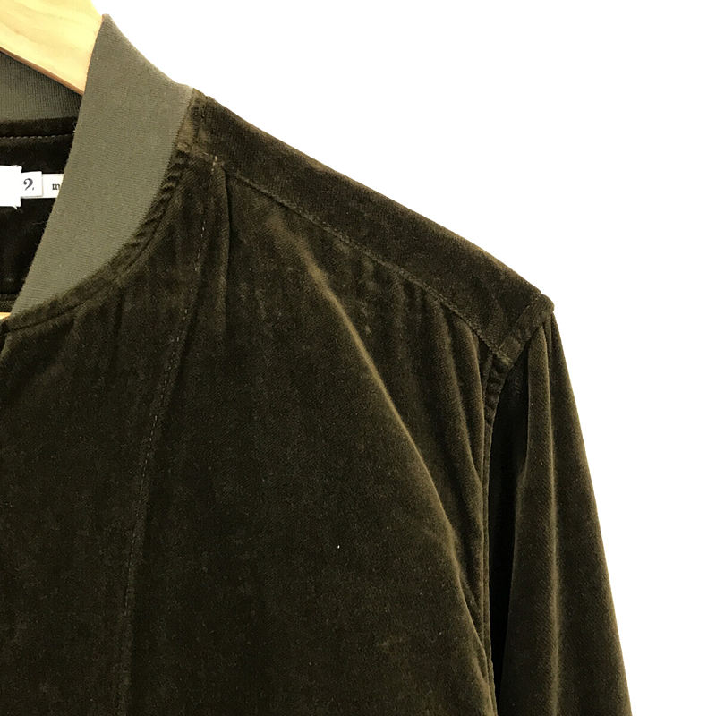 nonnative / ノンネイティブ TRAINER SHIRT C/R VELVET ベルベット シャツ ブルゾン