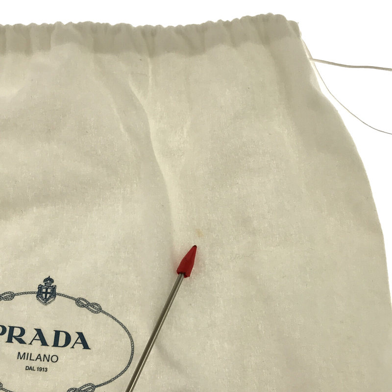 PRADA / プラダ BN1801 2way クロシェット・ショルダー付き ガレリア サフィアーノレザー スモール バッグ ギャラ・保存袋有