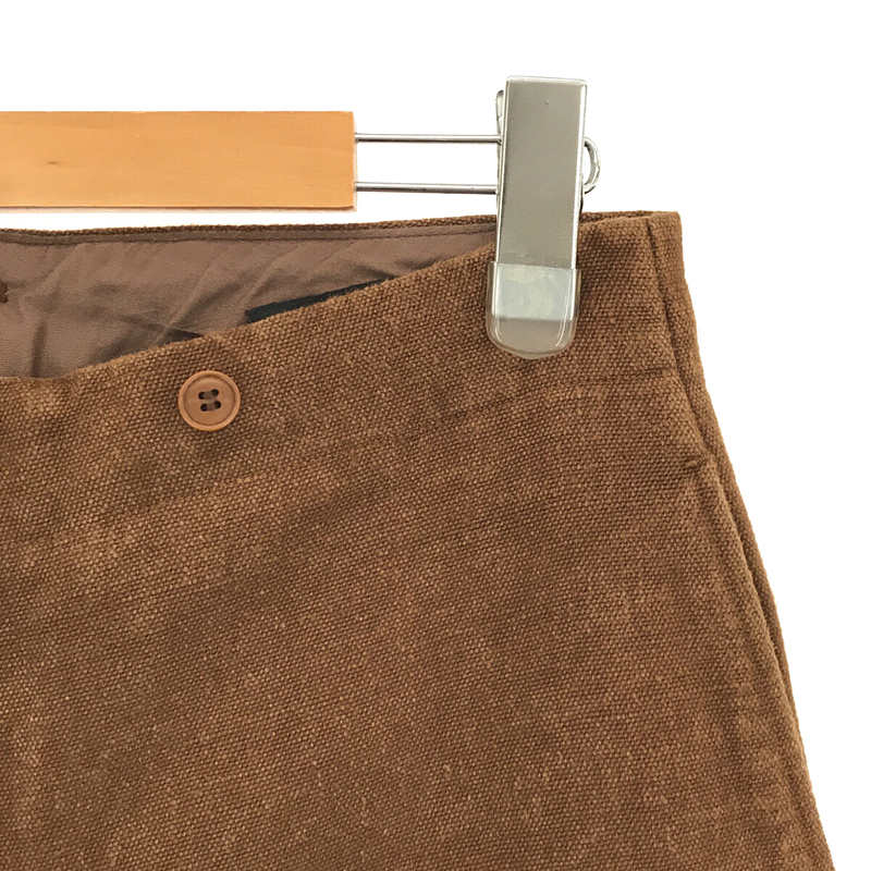 COMOLI / コモリ ヘンプダックバックストラップパンツ