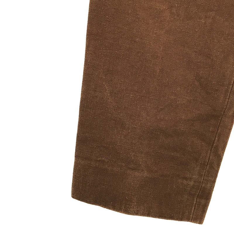 COMOLI / コモリ ヘンプダックバックストラップパンツ