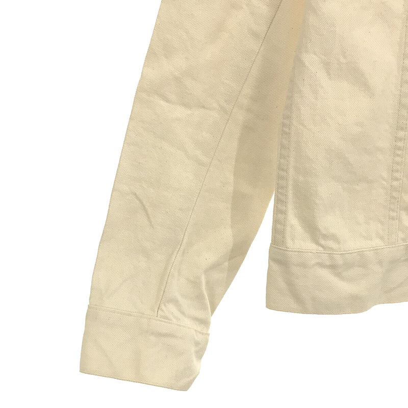 EDIFICE / エディフィス × FULLCOUNT フルカウント / PRODUCT F WHITE DENIM 3RD デニムジャケット Gジャン