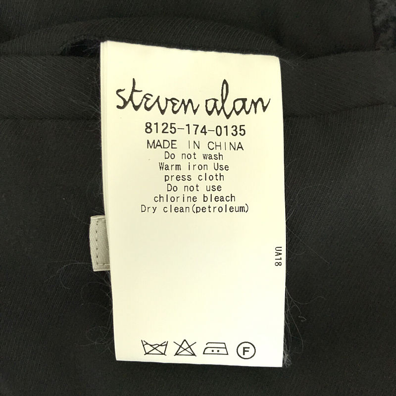 steven alan / スティーブンアラン MLTN CHESTER CT 千鳥柄 シングル ウール コート