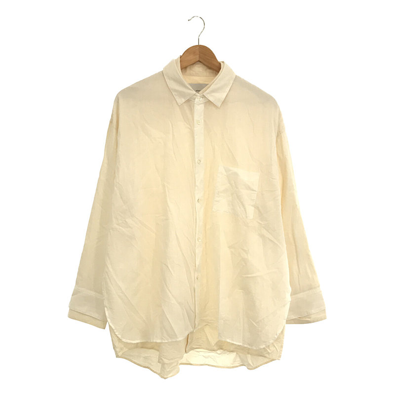 Oversized Layered Gauze Shirt レイヤードシャツ