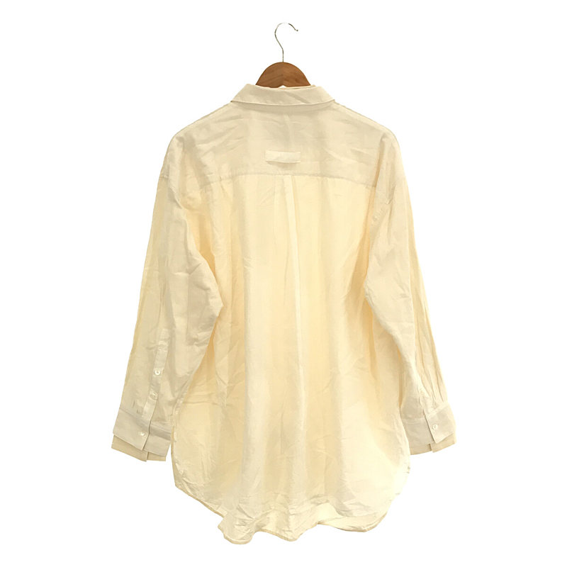 stein / シュタイン Oversized Layered Gauze Shirt レイヤードシャツ