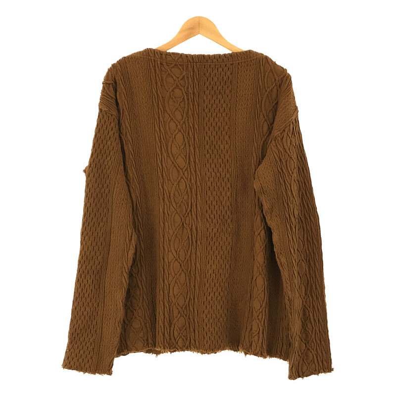 CABLE KNIT TOPS コットン プルオーバー ニット | ブランド古着の買取