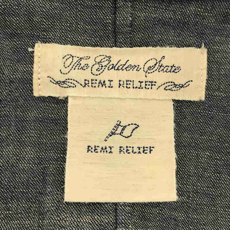 REMI RELIEF / レミレリーフ 濃紺 デニム テーラード ジャケット