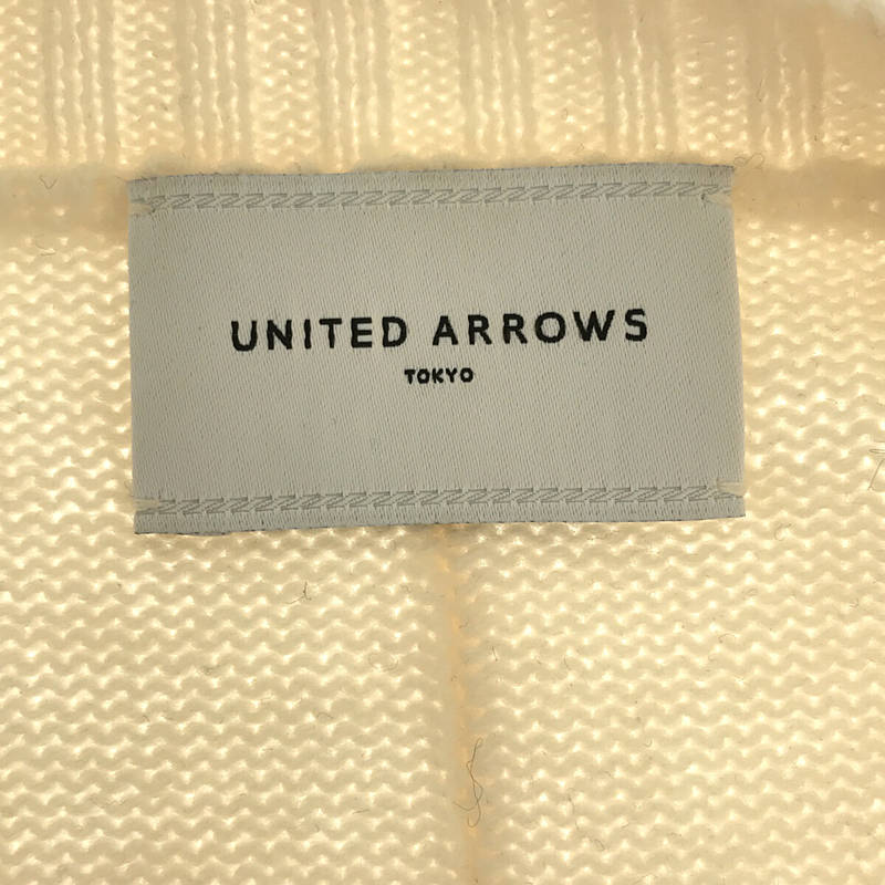 UNITED ARROWS / ユナイテッドアローズ ウールカシミヤ 裾スリットニットセーター