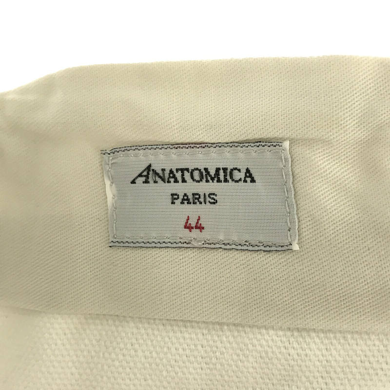 ANATOMICA / アナトミカ フランス製 針シンチ サスペンダー コットン ワーク トラウザーズ パンツ