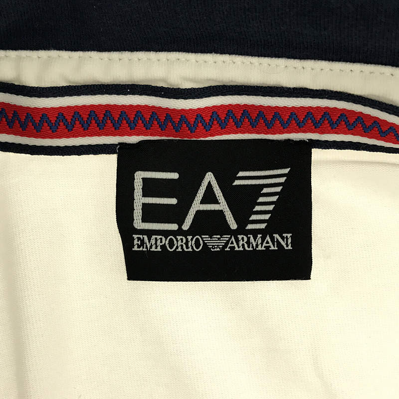 EMPORIO ARMANI / エンポリオアルマーニ コットン フロントワンポイントロゴ ボーダー ポロシャツ