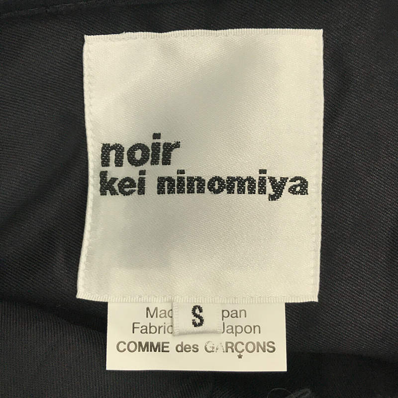 noir kei ninomiya / ノワール ケイニノミヤ AD2019 パフスリーブ ボウタイ シャツ ブラウス