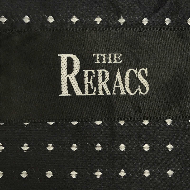 THE RERACS / ザリラクス LOOSE CHESTERFIELD COAT シルク混紡 ドット ルーズチェスターコート