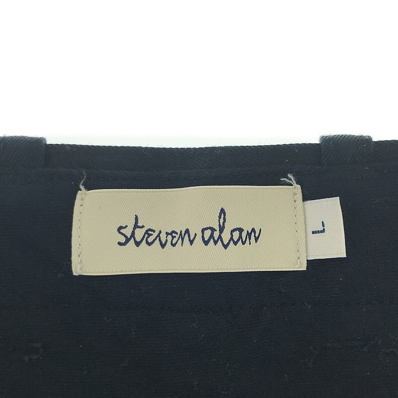 steven alan / スティーブンアラン タック入り コットン テーパード スラックス パンツ