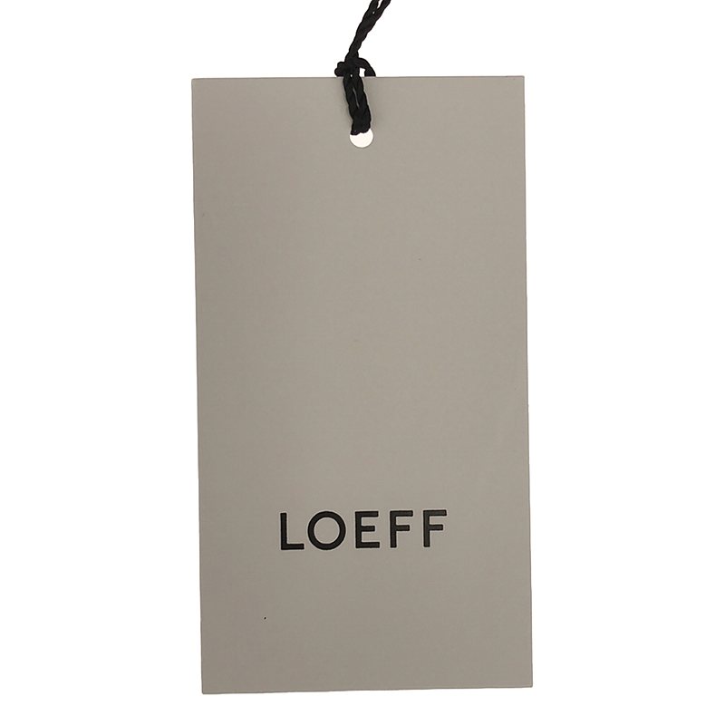 LOEFF / ロエフ ウール スムース クレセントスリーブ タートルネック ニット セーター