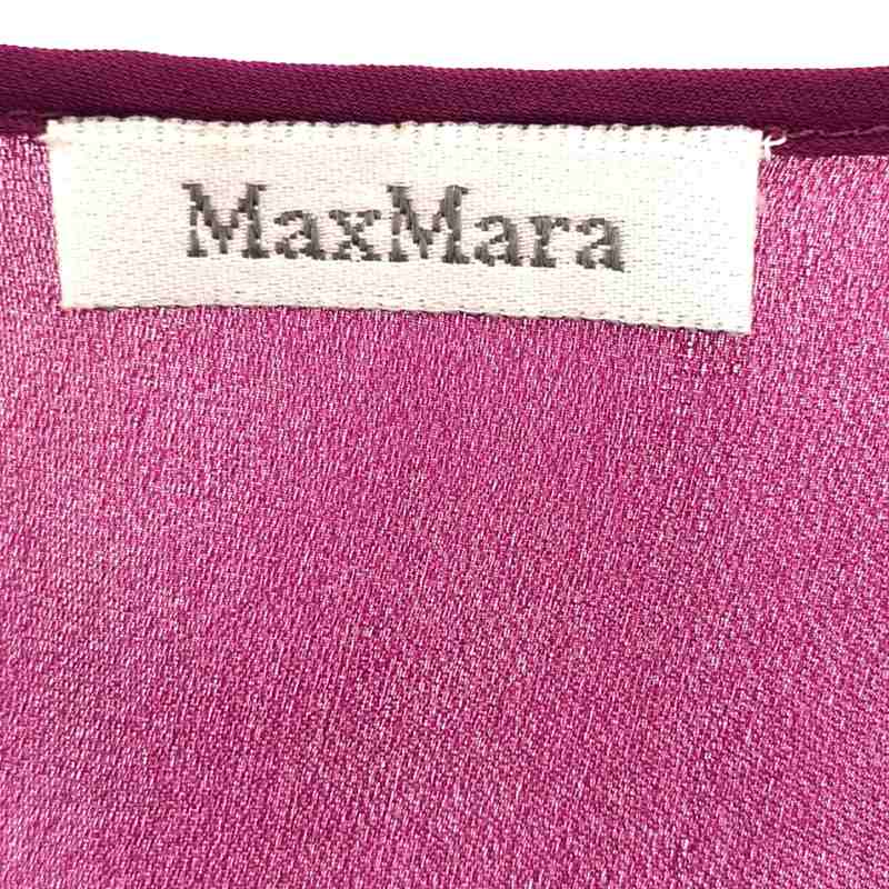 Max Mara / マックスマーラ シルク スキッパー プルオーバーブラウス