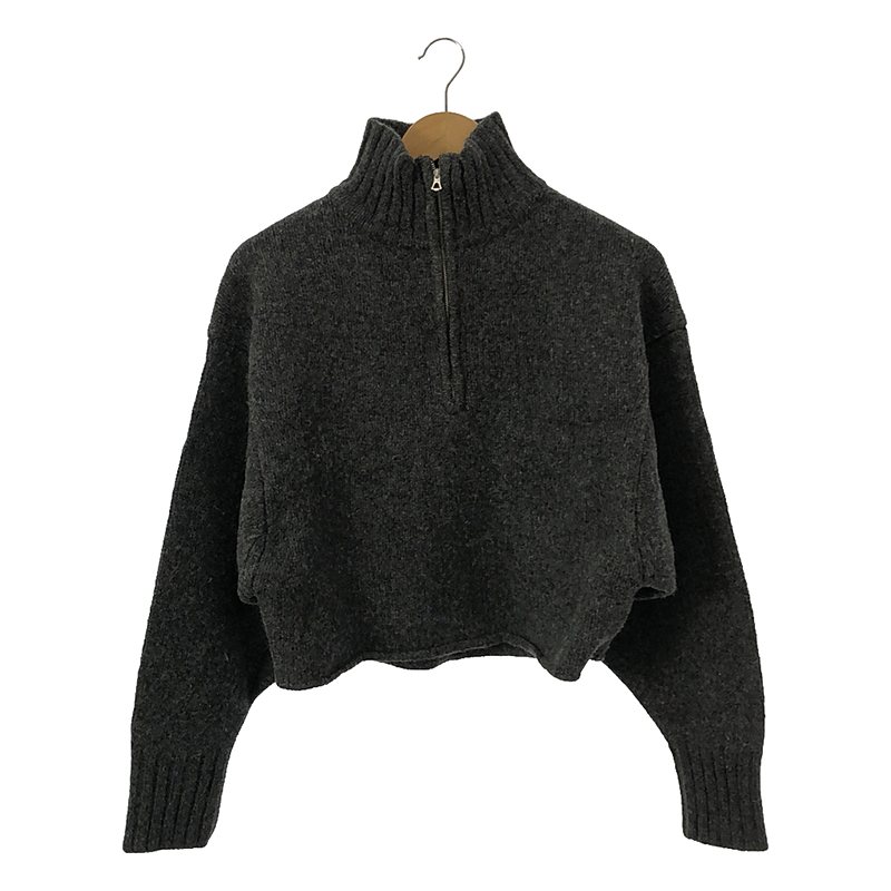 Wool Zip Knit / ウール ハーフジップ ニット プルオーバー