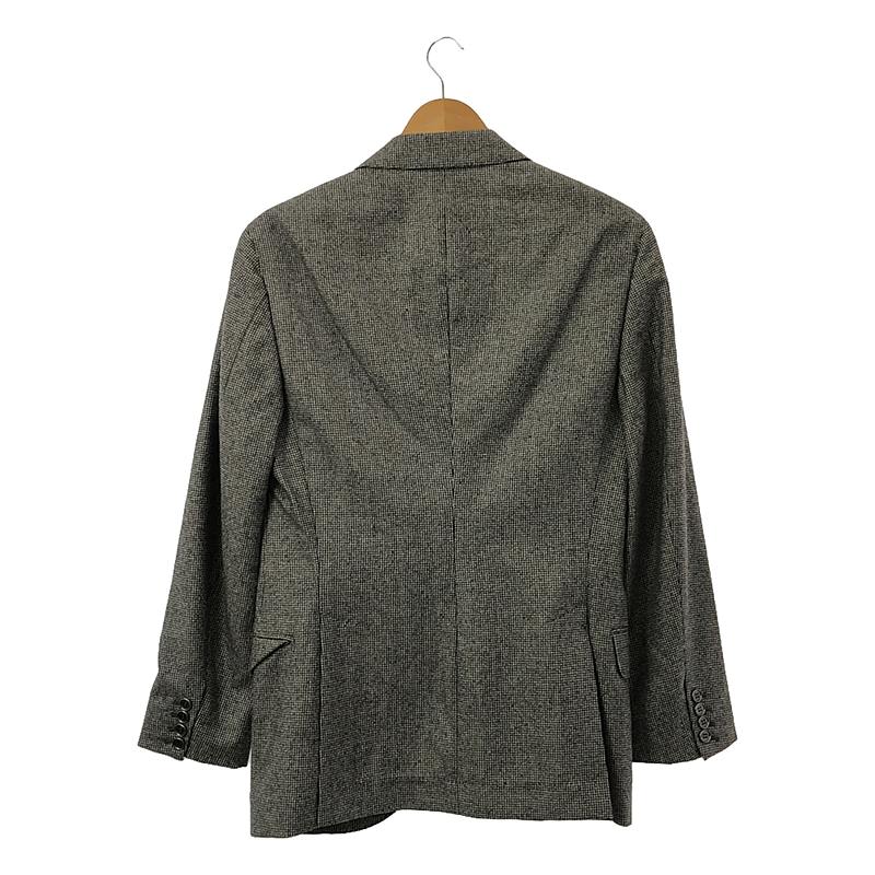 BRUNELLO CUCINELLI / ブルネロクチネリ ウール 千鳥格子 メタルボタン 3B テーラードジャケット スーツ