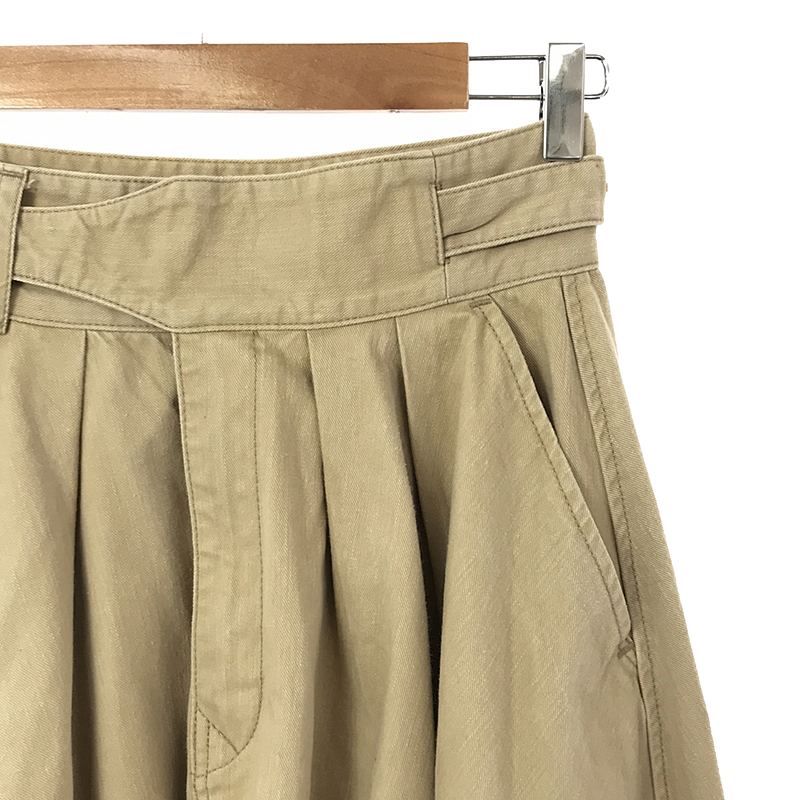 SINME / シンメ チノ オーバー グルカスカート