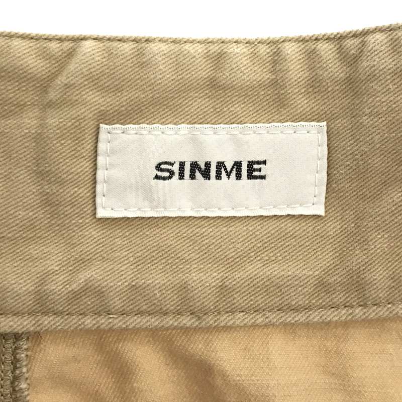 SINME / シンメ チノ オーバー グルカスカート