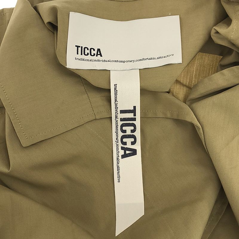 TICCA / ティッカ フレンチスリーブシャツワンピース