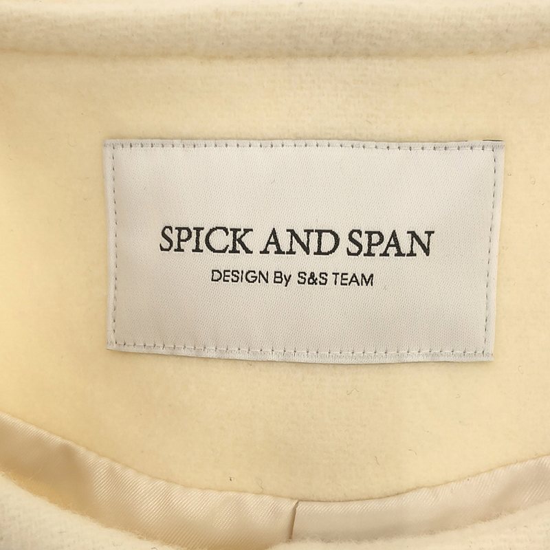 Spick and Span / スピックアンドスパン ビーバークルーネックコート / 総裏地