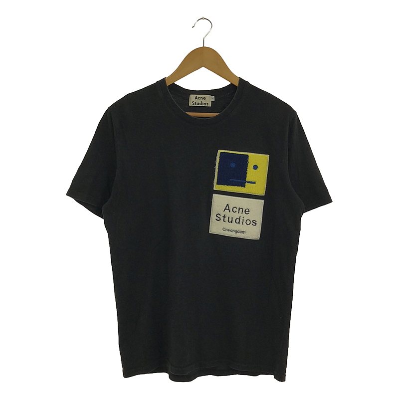 スマイル ロゴ ワッペン クルーネック Tシャツ