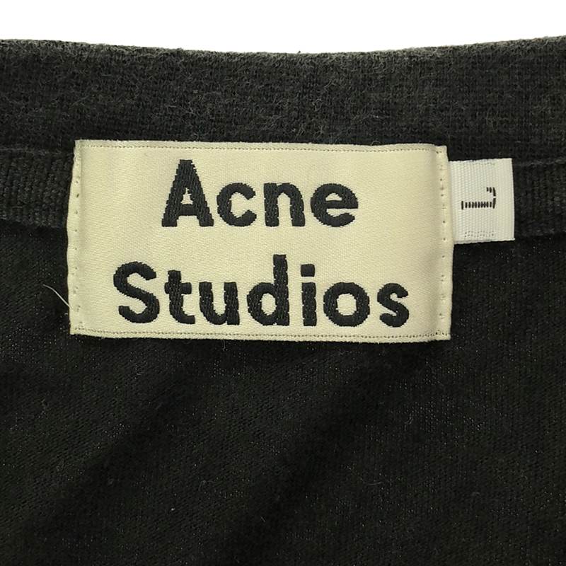 Acne Studios / アクネストゥディオズ スマイル ロゴ ワッペン クルーネック Tシャツ