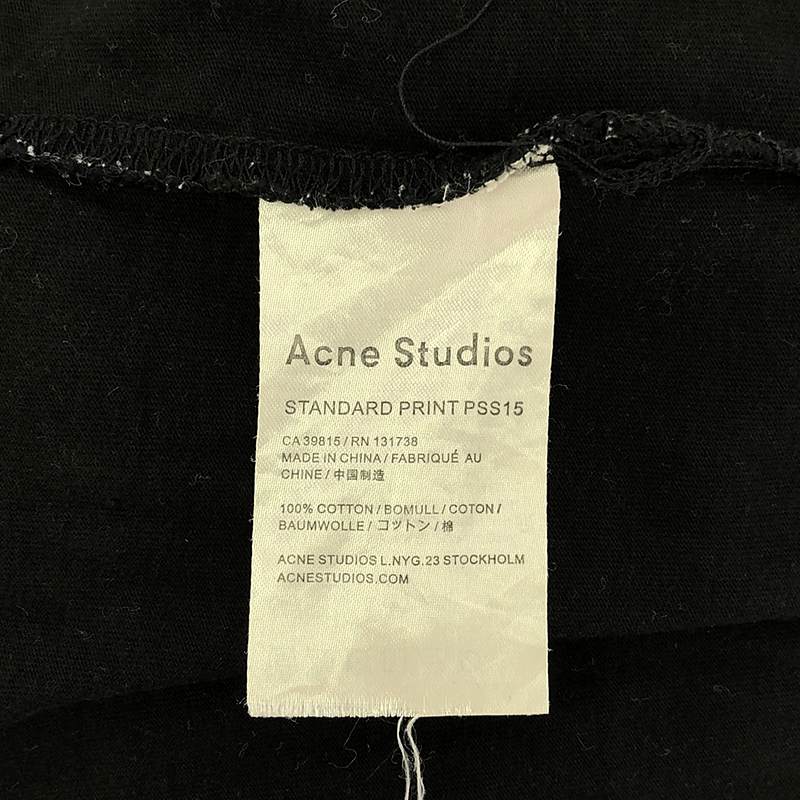 Acne Studios / アクネストゥディオズ スマイル ロゴ ワッペン クルーネック Tシャツ