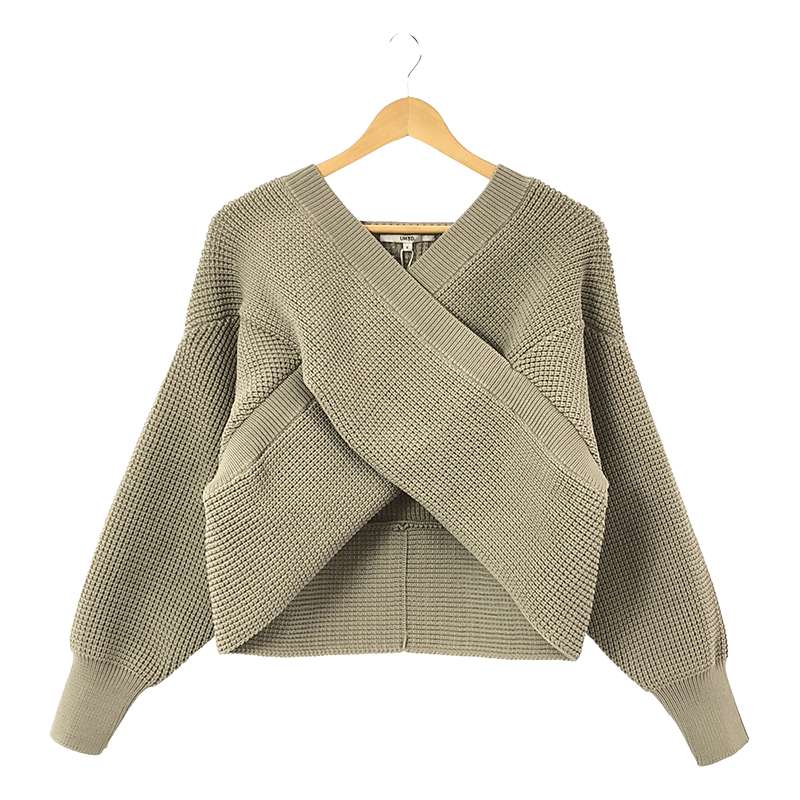 CROSS KT TOP / クロスニットトップ ニット