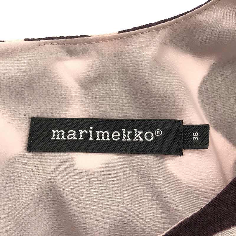 marimekko / マリメッコ TIKAT ノースリーブ ワンピース