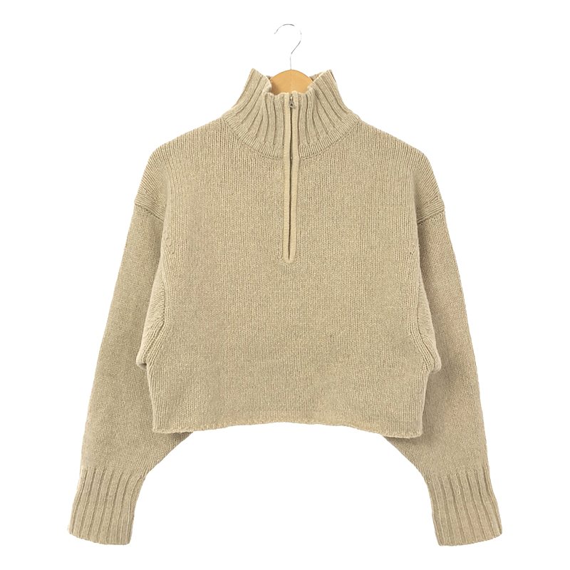 Wool Zip Knit / ウール ハーフジップ ニット プルオーバー