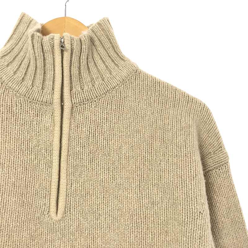 TODAYFUL / トゥデイフル Wool Zip Knit / ウール ハーフジップ ニット プルオーバー